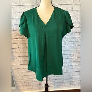 Chic Emerald Blouse for Women